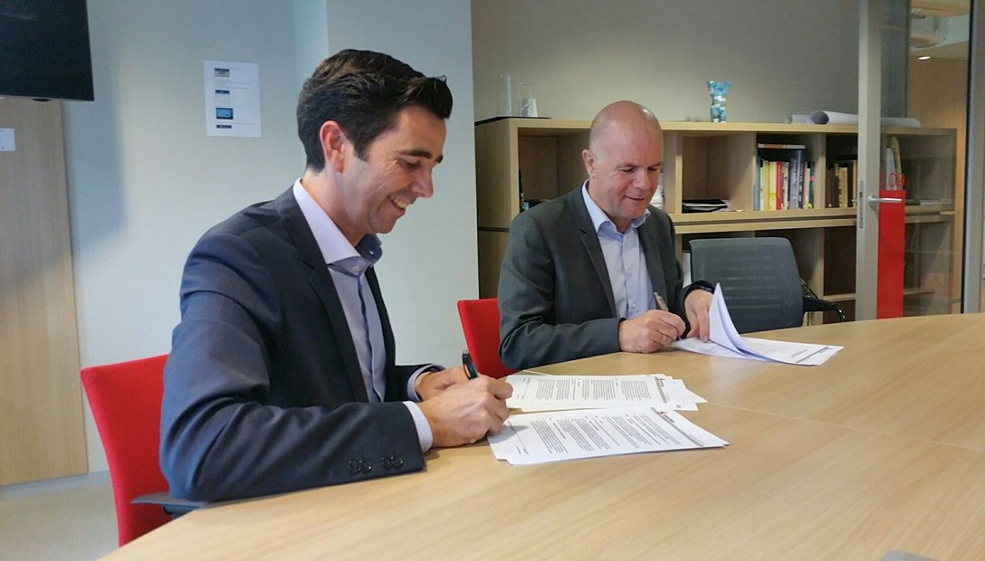 Ondertekening overeenkomst project Mathenesserweg Havensteder