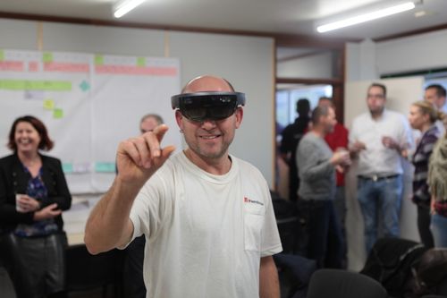 HoloLens innovatie bouwplaats BIM