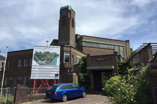 Transformatie Haagse Berlagekerk tot kantoor